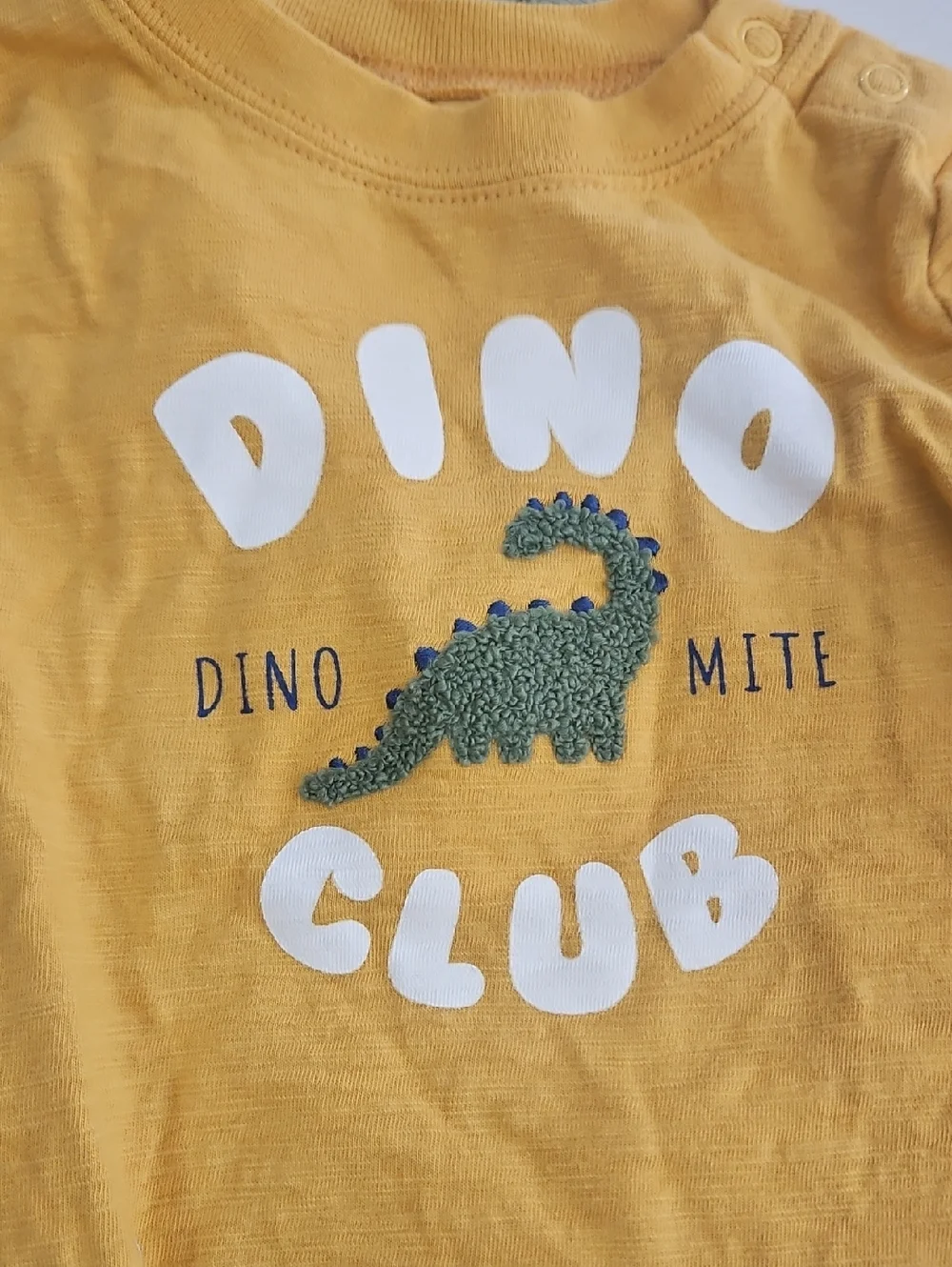 Baby Dinosaur Bodysuits & Tops - Green, Mint, White, Navy, Mustard